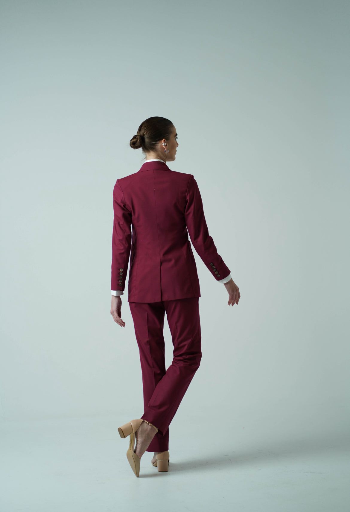 The Visionary Blazer - Maroon